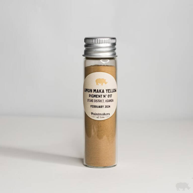 Amon Maka Yellow – Natural Earth Pigment(N° 017, Edition: February 2024)Lira District, Uganda