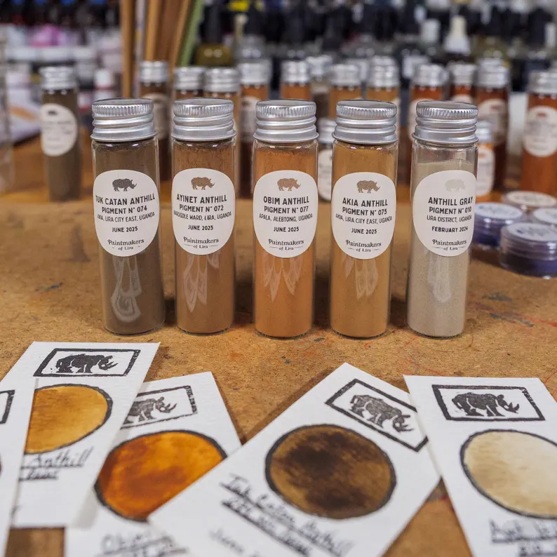 Pigment Set – Natural Anthill Earth Pigments(Edition: June 2025)