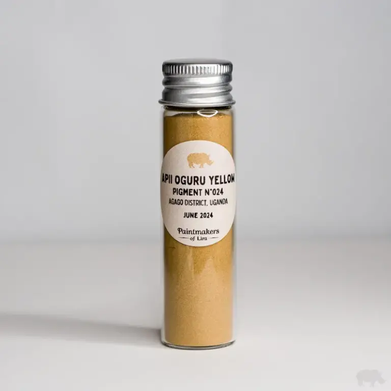 Apii Oguru Yellow – Natural Earth Pigment(N° 024, Edition: June 2024)Alebtong District, Uganda