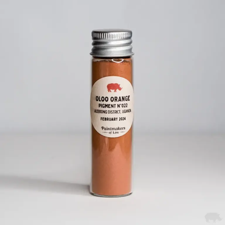 Oloo Orange – Natural Earth Pigment(N° 022, Edition: February 2024)Alebtong District, Uganda