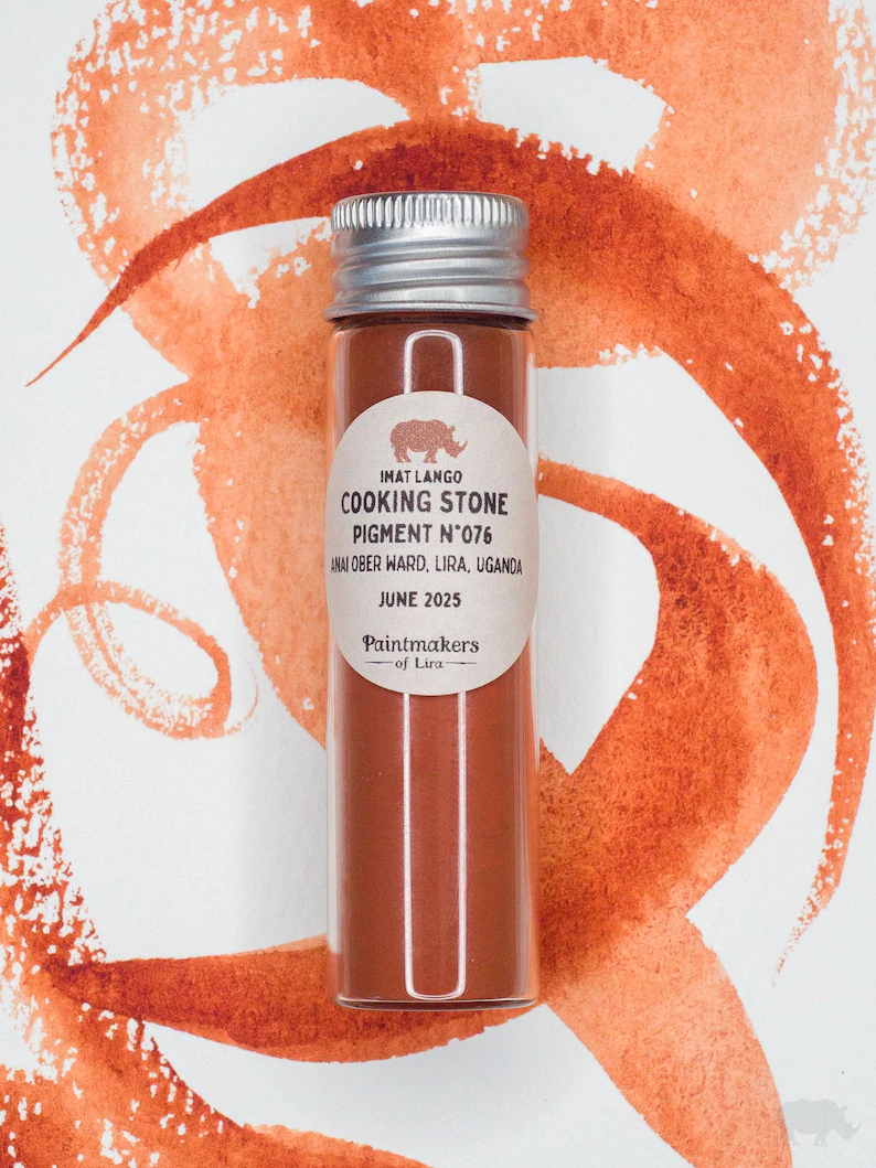 Imat Lango Cooking Stone – Natural Earth Pigment(N° 076, Edition: June 2025)From Anai Ober Ward, Lira, Uganda